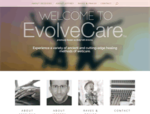 Tablet Screenshot of evolvecare.com